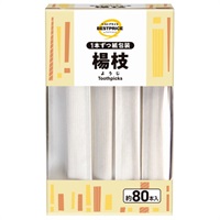 楊枝 紙包装 約80本    トップバリュベストプライス(約80本)