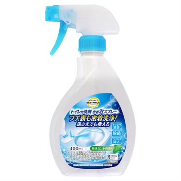 トイレ用洗剤 密着泡スプレー 爽快ミントの香り トップバリュベストプライス(本体)