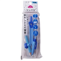 トップバリュ　コンパス　鉛筆用(ブルー)