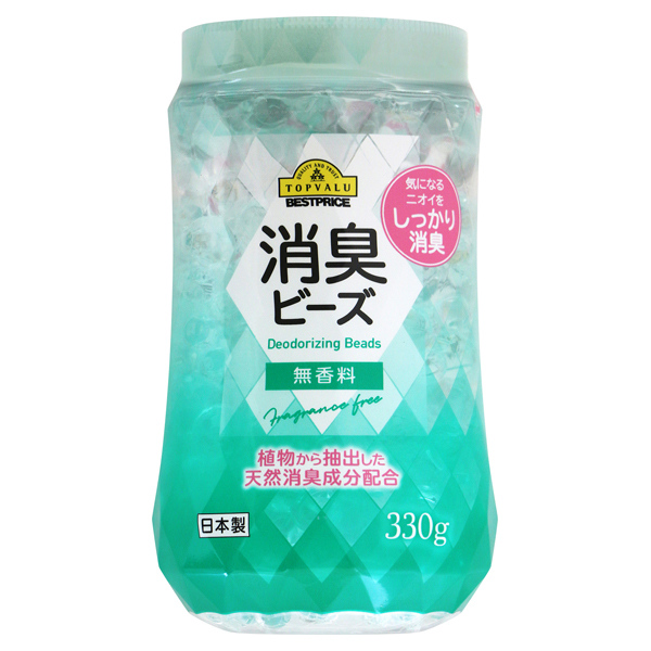 消臭ビーズ 無香料 330g    トップバリュベストプライス(4549414350517)