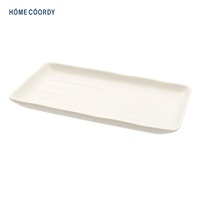 ホームコーディ 角皿 ・長角皿 23cm《白釉》 | イオンスタイル