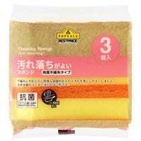 汚れ落ちがよい スポンジ 3個    トップバリュベストプライス(3個入)