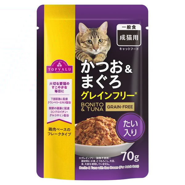 トップバリュ キャットフード かつお＆まぐろ パウチ | イオンスタイル