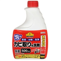 泡が密着・分解・洗浄 カビ取り用洗剤 付替え 500ml    トップバリュベストプライス(500ml)