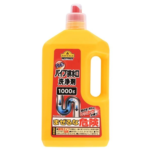 パイプ排水口洗浄剤 ジェルタイプ 1000g トップバリュ ベスト