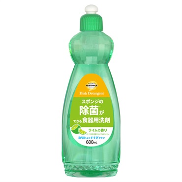 スポンジの除菌ができる 食器用洗剤 600ml    トップバリュベストプライス