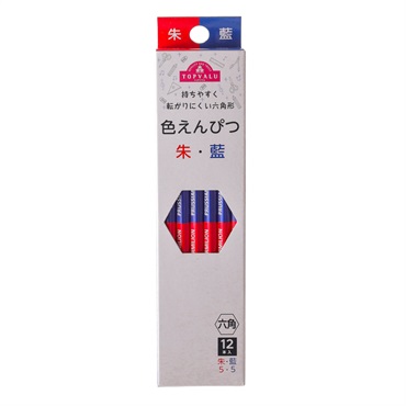 トップバリュ  色えんぴつ　六角軸　ダース