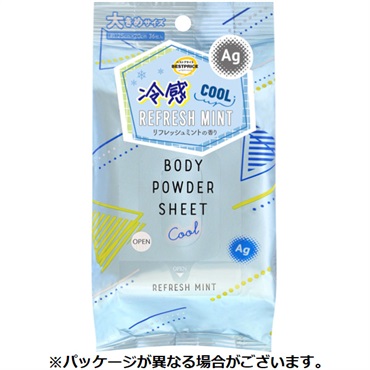 トップバリュ ボディパウダーシートAG クールタイプリフレシュミント