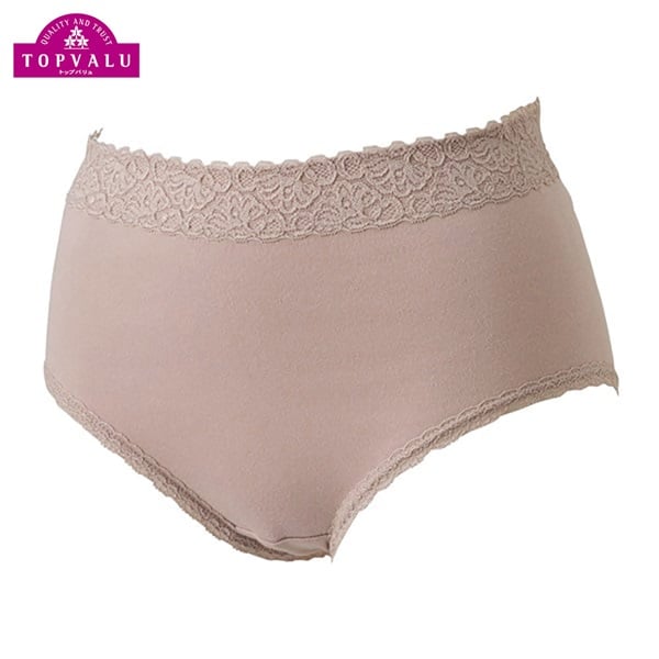抗菌綿スムス天レース2枚組 深ばきショーツ レディス | イオンスタイル