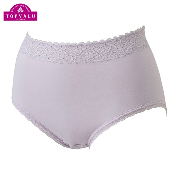抗菌綿スムス天レース2枚組 深ばきショーツ レディス | イオンスタイル