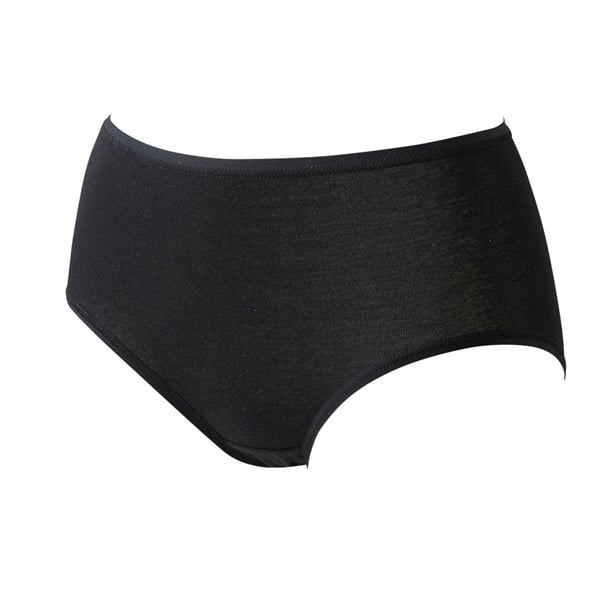 よりどりショーツクローゼット 綿100% ふつう丈 抗菌防臭 脇に縫い目なし レディス(hk)(クロ-XL)