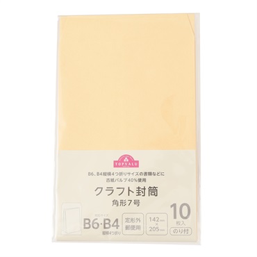 ハートオンラインショップ / 長6封筒 セロ窓 クラフト 70