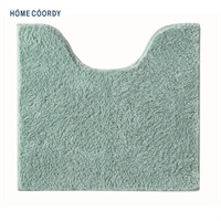 ホームコーディ トイレマット ミックス(グリーン-55×60)