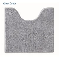 ホームコーディ トイレマット ミックス(グレー-55×60)