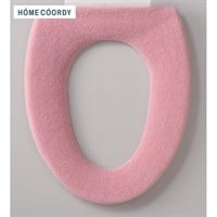 ホームコーディ 便座カバー O型(ピンク)