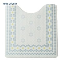 ホームコーディ サッとふけるトイレマット 60×60(グレー)