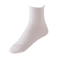 よりどりレッグアクセサリー トップロールクルーソックス12cm丈(ウスピンク-21-23CM)