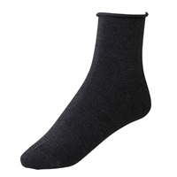 よりどりレッグアクセサリー トップロールクルーソックス12cm丈(チャコ－ルグレ－-21-23CM)