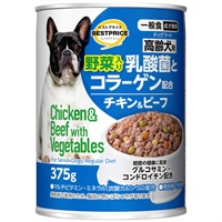 乳酸菌とコラーゲン配合ドッグフード　チキン＆ビーフ トップバリュベストプライス(チキン＆ビーフ野菜高齢犬)
