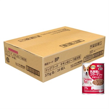 乳酸菌とコラーゲン配合ドッグフード　チキン＆ビーフ トップバリュベストプライス(チキン＆ビーフ成犬用ケース)