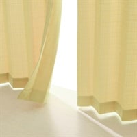 ホームコーディ　断熱厚地カーテン(イエロー-100×230cｍ　2枚入)