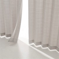 ホームコーディ　断熱厚地カーテン(アイボリー-100×105cｍ　2枚入)