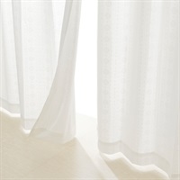 イオン カーテン ホームコーディ 断熱・UVリーフ柄 レースカーテン | イオン