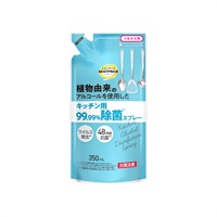 植物由来のアルコールを使用した キッチン用 99.99%除菌スプレー つめかえ用 350ml    トップバリュベストプライス(350ml)