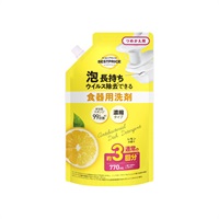 泡長持ち 食器用洗剤 詰替用 770ml    トップバリュベストプライス(レモンの香り)