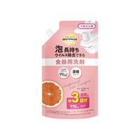 泡長持ち 食器用洗剤 詰替用 770ml    トップバリュベストプライス(グレープフルーツの香り)