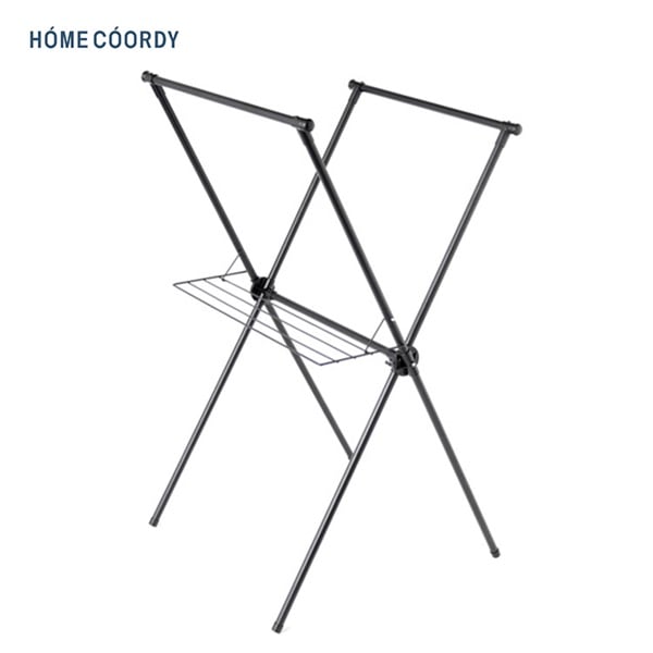 ホームコーディ X型スリム折りたたみ室内物干し台 | イオンスタイル