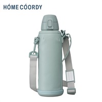 ホームコーディ　ワンタッチダイレクトボトル　水筒　マグボトル(ブルーグリーン-1100ml)