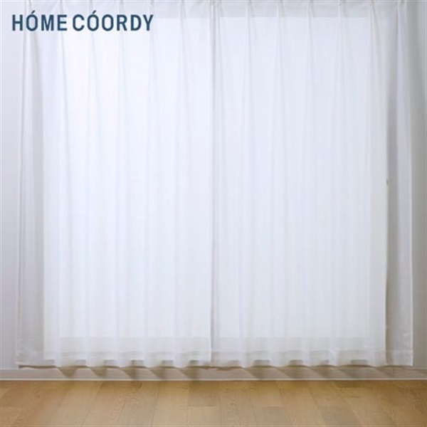 ホームコーディ 昼間外から見えにくい 抗カビレースカーテン | イオン