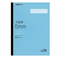 トップバリュ　方眼ノート5㎜(ライトブルー)