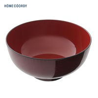 ホームコーディ 会津塗丼ぶり(木目　紅溜内朱)