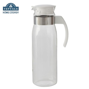 ホームコーディ 耐熱ガラスピッチャー ハンドル付き 1.4L | イオン