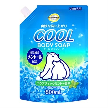 クール ボディソープ アクアティックミントの香り つめかえ用