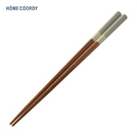 ホームコーディ　若狭塗箸　〈八角マカロン〉(グレー23cm)