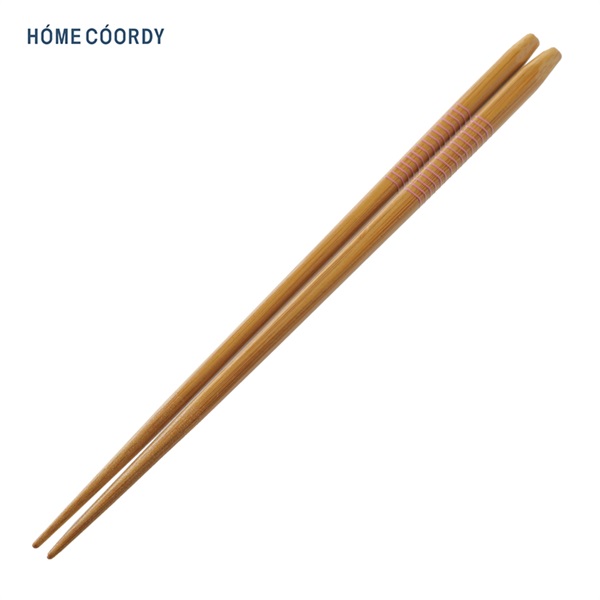 ホームコーディ　若狭塗箸　糸巻 (桃 23.0cm)