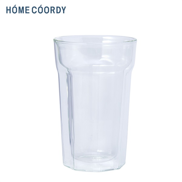 ホームコーディ　ダブルウォールグラス(八角-300ｍL)