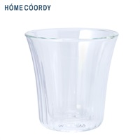 ホームコーディ　ダブルウォールグラス(クリア-240ｍL)