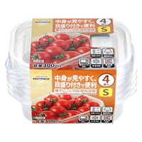 電子レンジ対応保存容器S 300ml   トップバリュベストプライス(S)