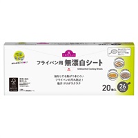 フライパン用無漂白シート   トップバリュ(26cm用/底径21cm×高さ4cm/20枚入)