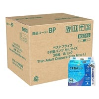うす型パンツ まとめ買いパック M-L 36枚 トップバリュベストプライス(36枚×2個)