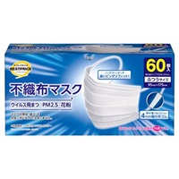 不織布マスク ふつう 60枚    トップバリュベストプライス(ふつう)