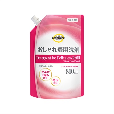 おしゃれ着用洗剤つめかえ用 810ml    トップバリュベストプライス