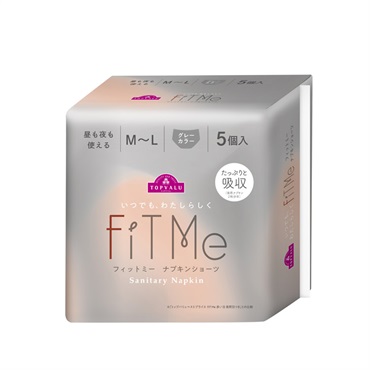 フィットミー 生理用ショーツ型ナプキン M-L  FiT Me  トップバリュ(5個)