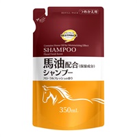 馬油配合 保湿成分 シャンプー フローラルフレッシュの香り つめかえ用 350ml    トップバリュベストプライス(350ml)
