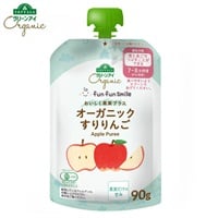 fun fun smile オーガニック すりりんご 7か月頃～ ベビーフード おやつ トップバリュ グリーンアイ(4549414677478)