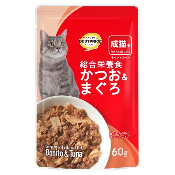 キャットフード かつお＆まぐろ パウチ トップバリュ | イオンスタイル